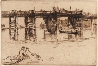 Old Putney Bridge by James Abbott McNeill Whistler